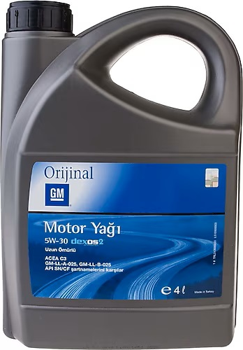 General Motors5W30 Dexos2 Gen2 4 Litre Motor Yağı Orjinal General Motors Marka93165556