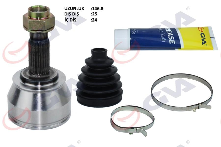 GVAAks Kafası Dış Ön Egea 1.3 Mjt Mt 15- 25X24x51 146.5MmGVA 4429310K