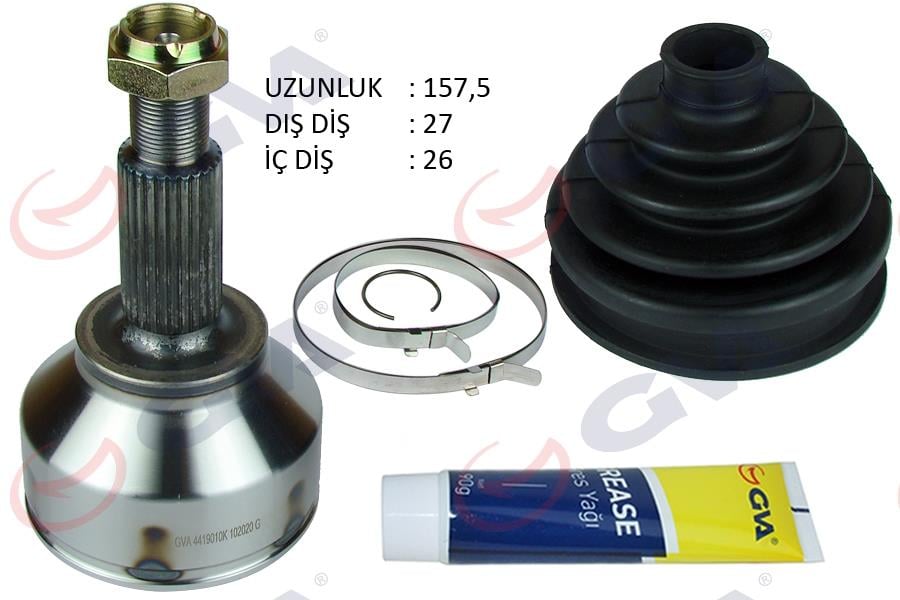 GVAAks Kafası Dış Ön Trafıc Iı-Opel Vıvaro 1.9 Dcı 01-14 27X26x56.5 157.5MmGVA 4419010K