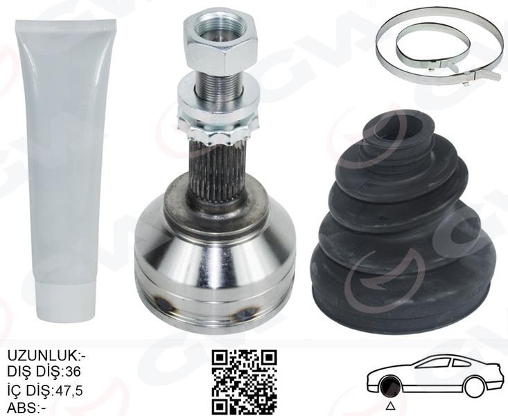 GVAAks Kafası Dış Sağ - Sol Qashqaı J10 Kasa 1.5 Dcı - 1.6 Benz. 07-13GVA 4499900K
