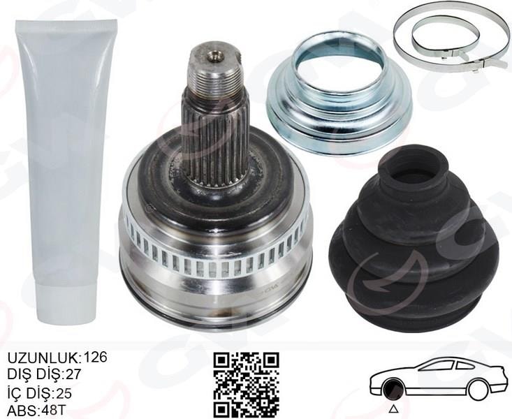 GVAAks Kafası Dış Sağ/Sol Bmw E81 E87 E90 E91 E92 Z4 E89 126MmGVA 4499013K