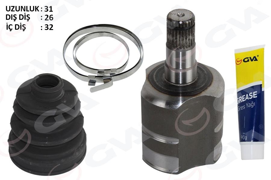 GVAAks Kafası İç Golf5-Golf6-Jetta Bm Otomatık 04-13 BmGVA 4475299KI