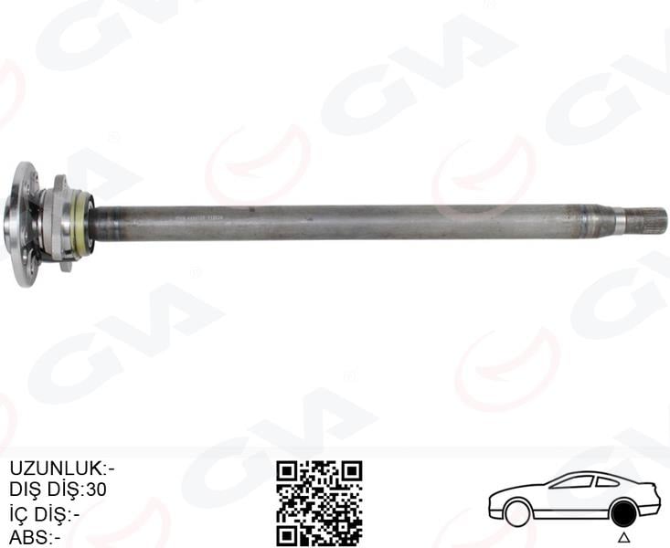 GVAAks Mılı Arka Sag Kalın Uzun 892Mm Mercedes Sprınter B906 . Vw Crafter 30-35-50 Z:29-30 PoryalıGVA 4499158