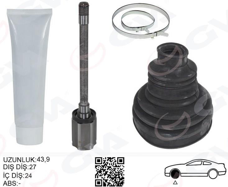 GVAAks Mılı Ön Sağ Bmw F20 F22 F30 F32 F33 F34 F36 Xdrıve 474MmGVA 4499194