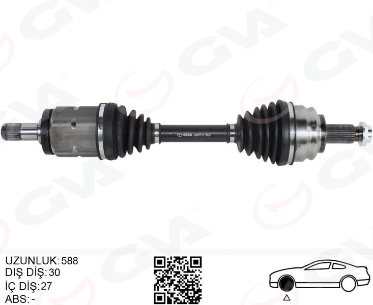 GVAAks Mılı On Sol Bmw X5 E53 00 06GVA 4499116