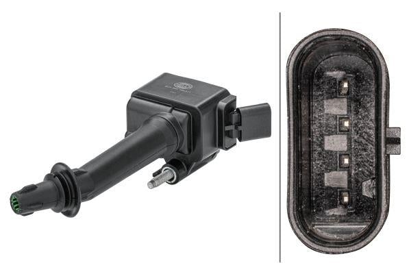 HELLAAteşleme Bobini Astra J-Astra K-Insıgnıa A-Insıgnıa B 12V 4-Kutuplu A16xht-D16sht-B16sht-ShlHELLA 5DA358168371