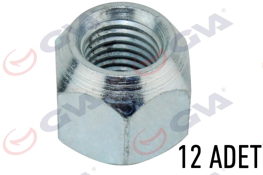 GVABijon Somunu Ford Fıesta-Focus Saç Jant Çinko Paket 12 Febi 27413GVA 8830111