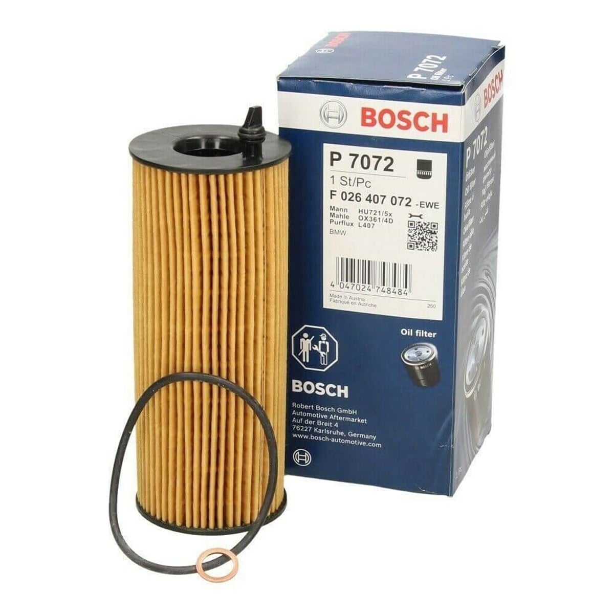 Bmw E81 Kasa 116d - 120d Dizel Yağ Filtresi Bosch Marka