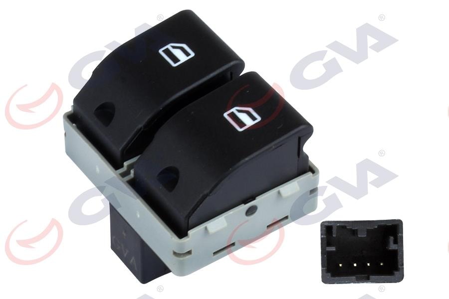 GVACam Açma Anahtarı Ön Sol Polo 01-08 -Seat Ibıza 04- 4 Fiş-ÇiftliGVA 8075001
