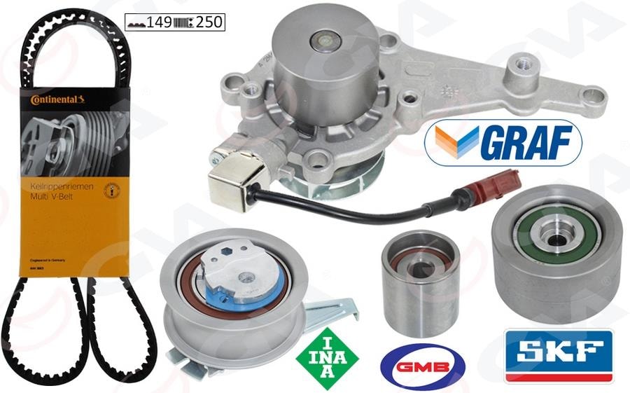 GVADevirdaim Eksantrık Gergi Kıtı Caddy-Passat-Leon-Superb-Kodıaq-A4-A5-A6 2.0 Tdı 2016 Dtua-Dsud-Dtrb-Dtrd-Deze-DtnaGVA 59WPK7562C