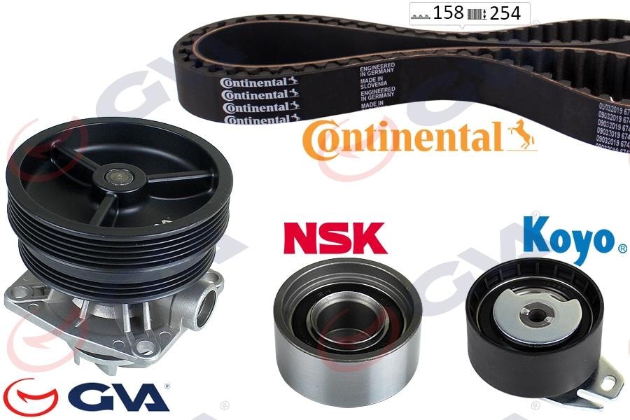 GVADevirdaimli Eksantrik Gergi Kiti 158X254 Brava 95-01 -Doblo 01- -Palıo-Albea 96- -Marea 97-02 1.6GVA 59WPK2140C