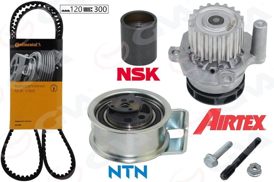 GVADevirdaimli Triger Seti 120X30 Bora-Passat-Polo-A4 1999-2001 1.4-1.9 Tdı Avf-Amf-Auy-AxrGVA 59WPK7520
