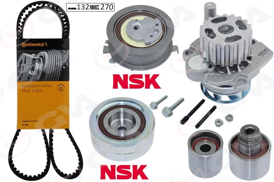 GVADevirdaimli Triger Seti Crafter-T6-A3-Jetta-Caddy-Polo-Passat 1.2-1.6-2.0 Tdı Cayb/C/D-Caab/C Ckub-Cffb-Cfwa-CagaGVA 59WPK7575-1