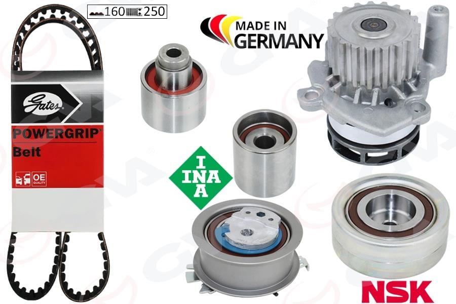 GVADevirdaimli Triger Seti Crafter-T6-A3-Jetta-Caddy-Polo-Passat 1.6-2.0 Tdı Cayb/C/D- Caab/C-Ckub-CffbGVA 59WPK7577G-1