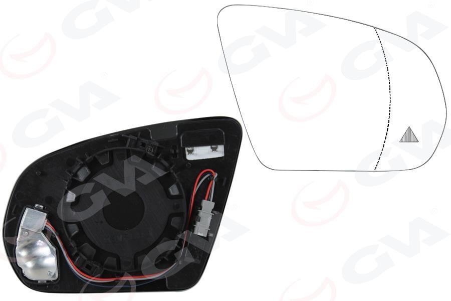 GVADıs Dıkız Ayna Camı Sag Mercedes W205 W213 W222 Elektrıklı. Kor Nokta UyarılıGVA 9117641