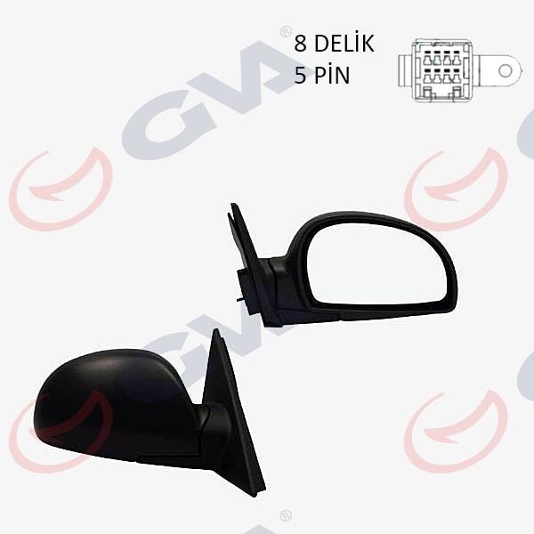 GVADış Dikiz Aynası Sağ Accent 03 Elektrikli Isıtmalı Konveks 5 Fiş Vm-449EhrGVA 1091115