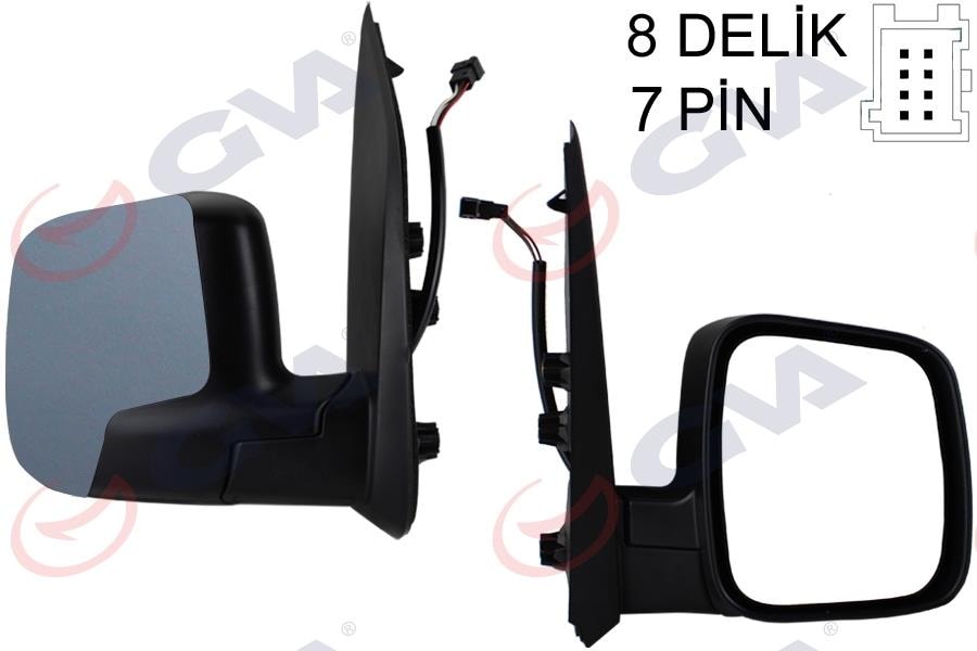 GVADış Dikiz Aynası Sağ Fıorıno-Bıpper-Nemo 07 Elektrikli Isıtmalı Sensörlü Astarlı Konveks 7 Fiş Vm-6115EhpsrGVA 1029332