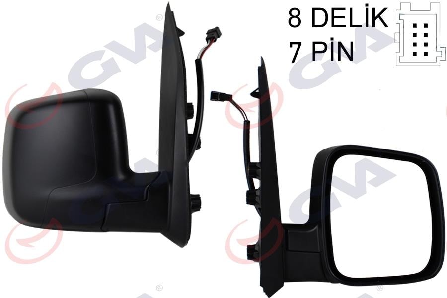 GVADış Dikiz Aynası Sağ Fıorıno-Bıpper-Nemo 07 Elektrikli Isıtmalı Sensörlü Konveks 7 Fiş Vm-6115EhsrGVA 1029330