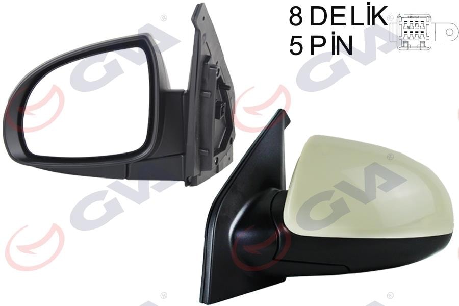 GVADış Dikiz Aynası Sol Pıcanto 06 Elektrikli Isıtmalı Astarlı Konveks Vm-753EhplGVA 1091920
