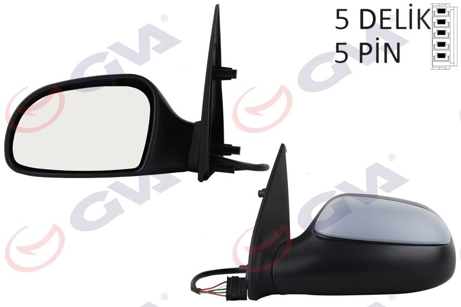 GVADış Dikiz Aynası Sol Saxo 96 Elektrikli Isıtmalı Astarlı Konveks 5 Fiş Vm-144EhplGVA 1050761