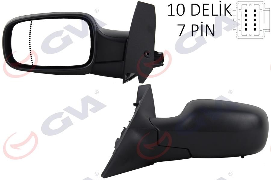 GVADış Dikiz Aynası Sol Scenıc 03-08 Elektrikli Isıtmalı Asferik 5 Fiş Vm-139EhpalGVA 1011221
