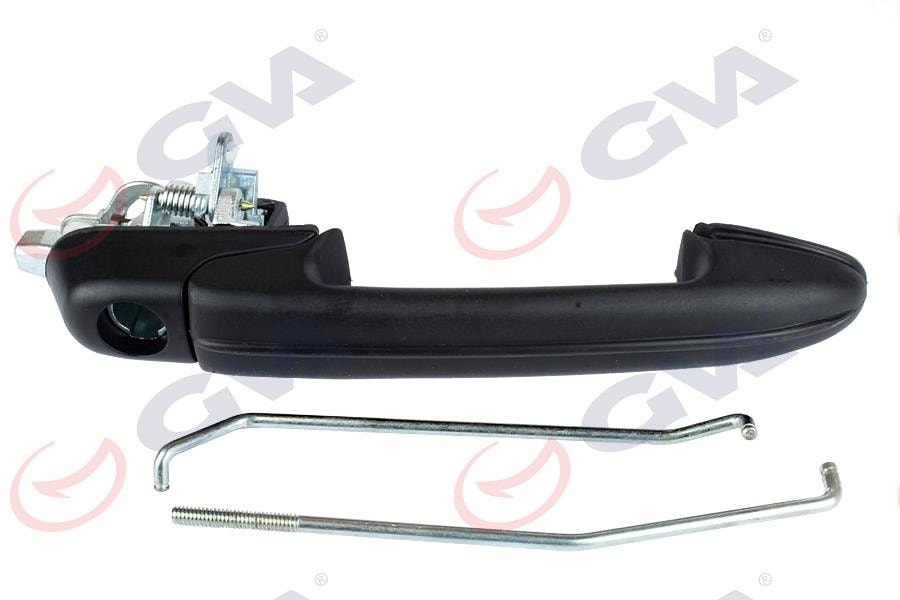 GVADış Kapı Kolu Ön Sağ Anahtar Delikli Siyah Marea 96-02GVA 8625210
