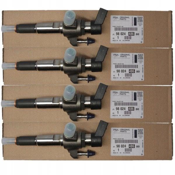 DSDs Ds3 1.6 Hdi Dizel Euro5 Enjektör Takımı (4 Adet) Orijinal Psa 9802448680PSA 9802448680