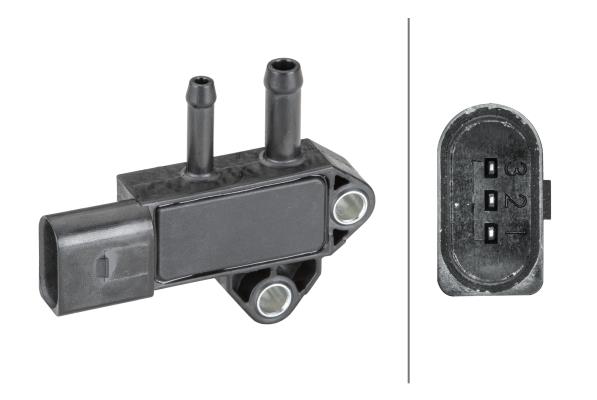 HELLAEgzoz Basıncı Sensörü.3-Kutuplu.Citro N/Mazda/Mitsubishi/Peugeot/SubaruHELLA 6PP009409361