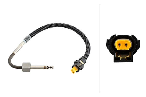 HELLAEgzoz Sıcaklık Sensoru Kat. Uzerınde Mercedes W166 X166 C292HELLA 6PT358181681