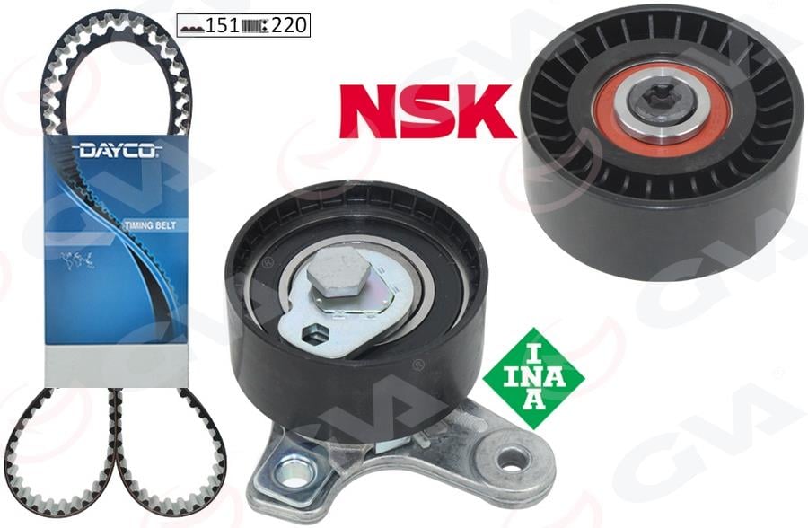 GVAEksantrik Gergi Kiti 151X220 Antara-Chevrolet Captıva-Cruze-Lacettı-Nubıra 07 2.0 D-Cdı K015634xsGVA 59T9935
