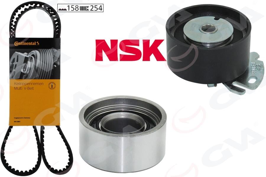 GVAEksantrik Gergi Kiti 158X254 Brava 95-01 -Doblo 01- -Palıo-Albea 96- -Marea 97-02 1.6 K015432xsGVA 59T2140S
