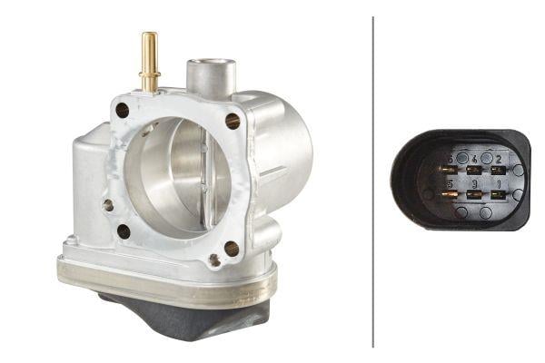 HELLAGaz Kelebeği Gövdesi.Elektronik.6-Kutuplu.Renault Clio-Fluence-Grand Sc Nic-Megane-Modus-Sc NicHELLA 8UK007623361