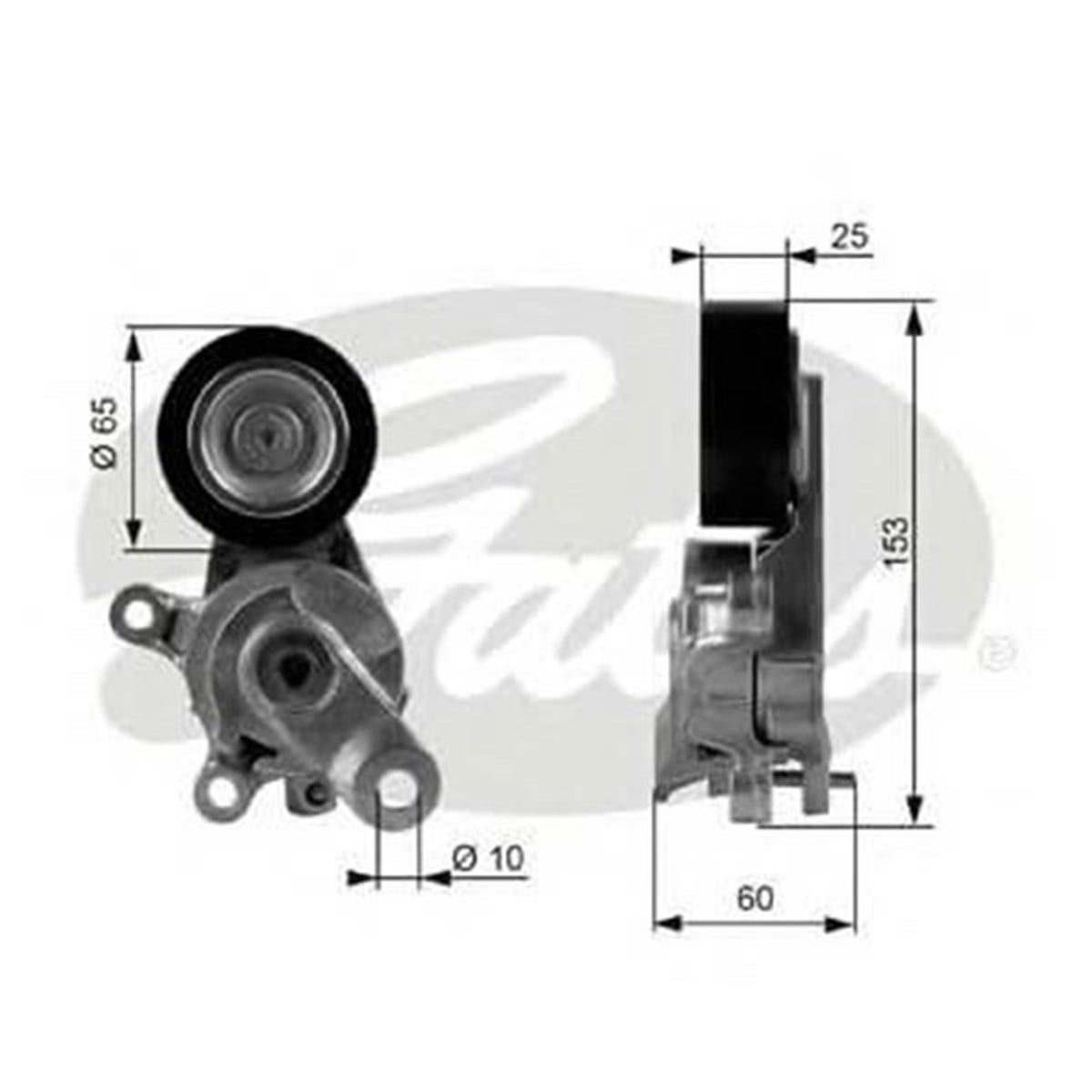 Golf 6 2011 - 2013 1.4TSI CAX Şarz Gergisi Komple Gates Marka