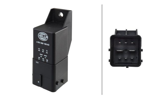 HELLAKızdırma Bujisi Kumanda Rölesi.12V.Ford Fiesta-Focus-Fusion/Volvo C30-C70-S40-V50-V70HELLA 4RV008188631
