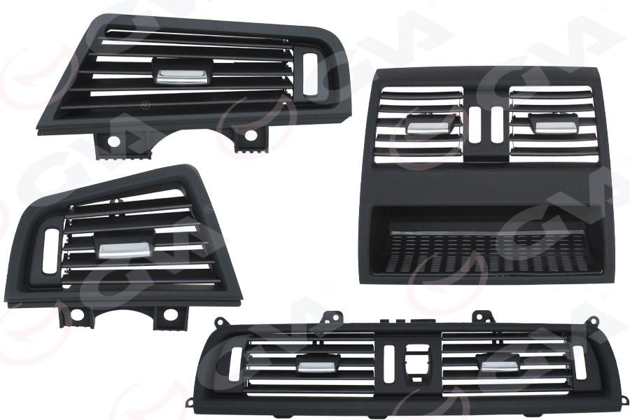 GVAKlıma Kalorıfer Izgarası 4 Lü Set Sıyah Bmw F10 LcıGVA 9105448