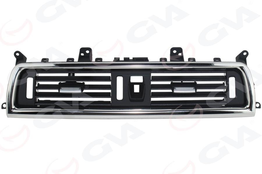 GVAKlıma Kalorıfer Izgarası On Orta Krom Çerceve Sıyah Bmw F10 LcıGVA 9103440