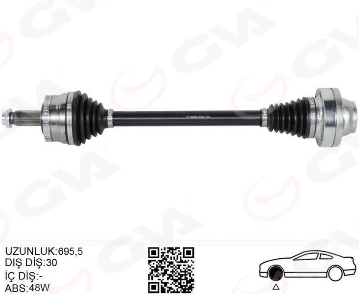 GVAKomple Aks Arka Sağ/Sol Range Rover 3 Vogue L322 02 12 692MmGVA 4499227