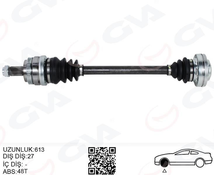 GVAKomple Aks Arka Sol Bmw E81 E87 E82 E88 E90 E91 E92 607MmGVA 4499190