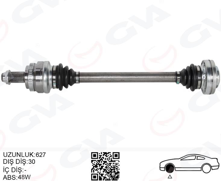 GVAKomple Aks Arka Sol Bmw X3 E83 04 627MmGVA 4499204