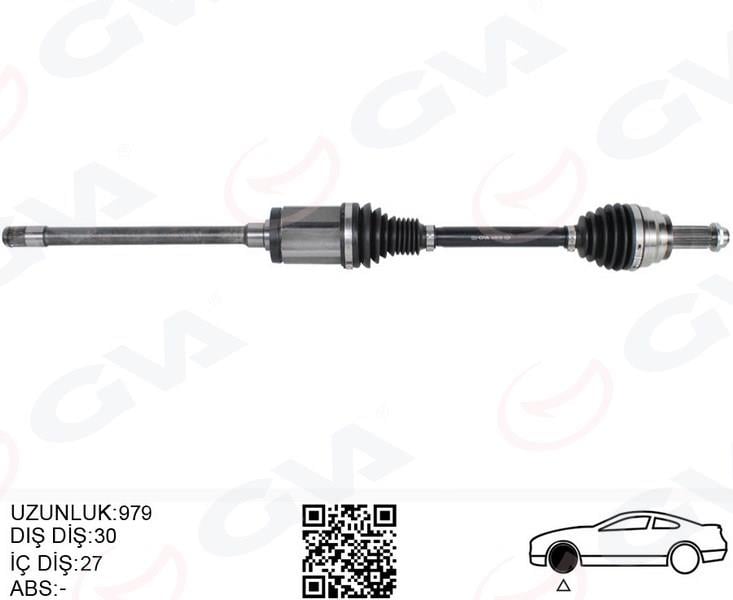 GVAKomple Aks Ön Sağ Bmw X5 E70 F15 X6 F16 E71 E72 973MmGVA 4499198