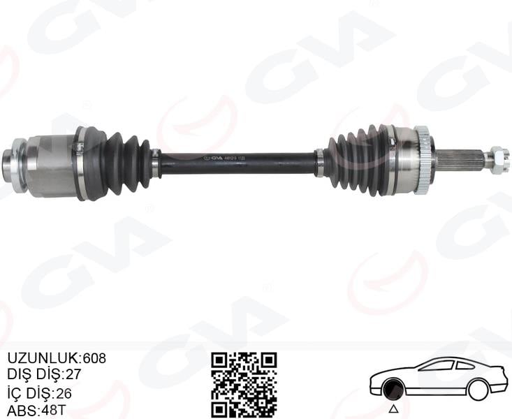 GVAKomple Aks Ön Sag Hyundaı Tucson Jm 2.0 Crdı Abslı 04-10GVA 4491210