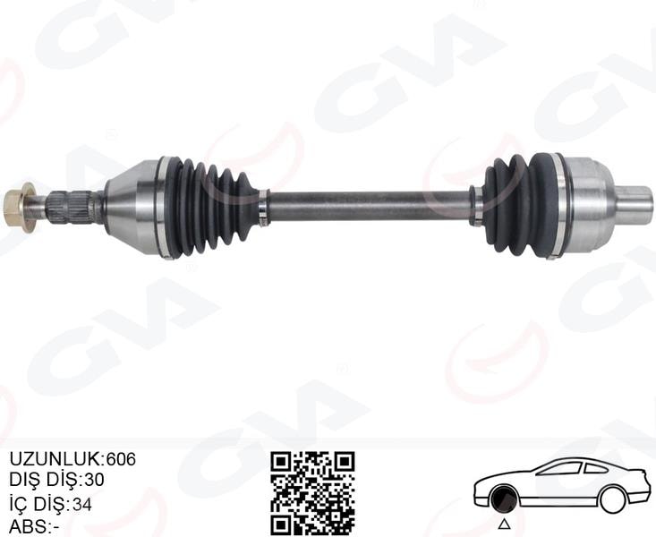 GVAKomple Aks Ön Sağ Opel Insıgnıa 1.6 T A16let M-T 08-GVA 4491216
