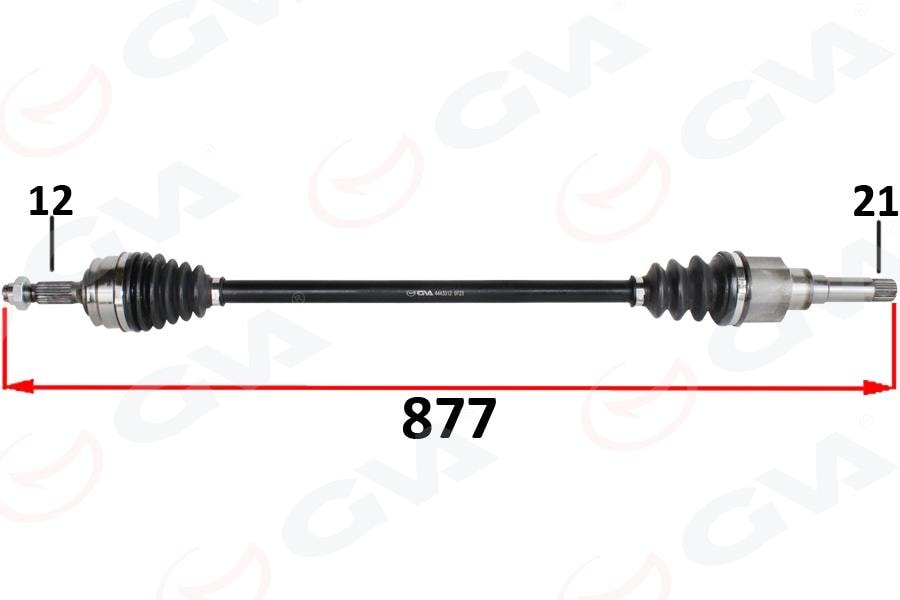 GVAKomple Aks Ön Sağ Psa 301 1.2 Vtı M-T 12-GVA 4443312