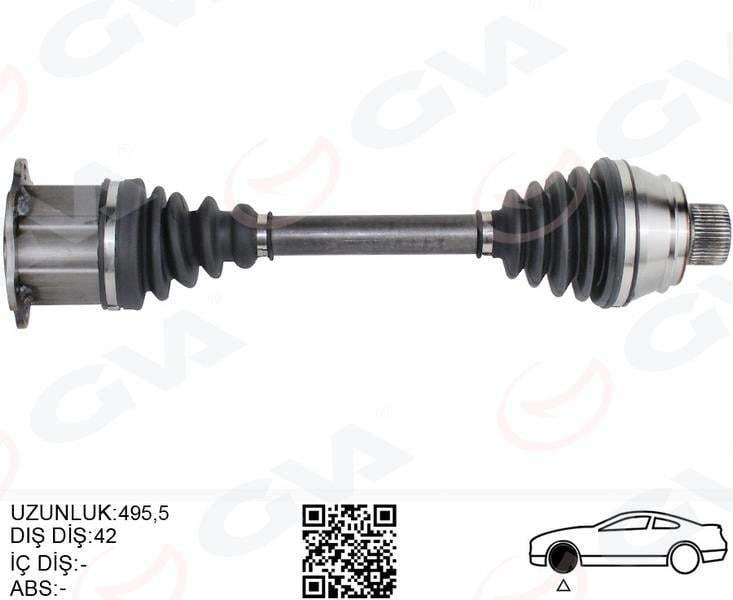 GVAKomple Aks Ön Sağ/Sol A6-A7-Q5 Otomatık 2.0 Tfsi- 2.0 Tdi 08- Cglb-Cglc-Chja-Cgla-Cahb-Cgld-Chnc 2.0 Tfsi- 2.0 TdiGVA 4475282