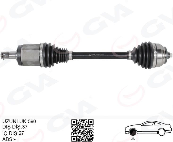 GVAKomple Aks Ön Sol Bmw X3 F25 X4 F26 590MmGVA 4499195