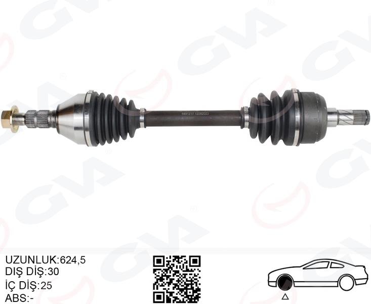 GVAKomple Aks Ön Sol Opel Insıgnıa 1.6 T A16let M-T 08-GVA 4491217