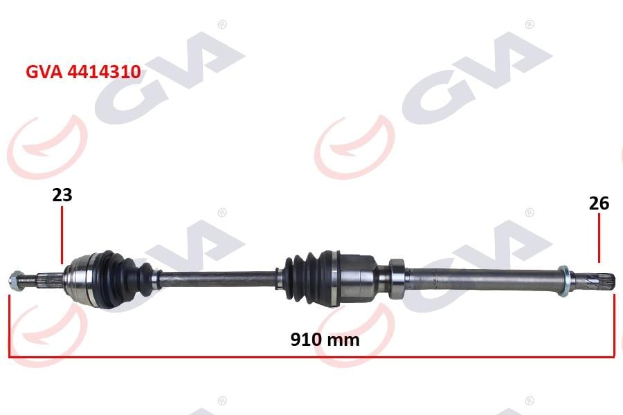 GVAKomple Aks Sağ Clıo Iv 0.9 Tce A/T 12- 6 VitesGVA 4414310