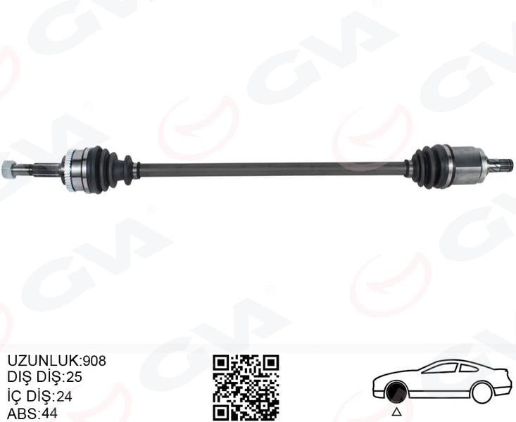 GVAKomple Aks Sağ Nıssan Almera 1.5L Qg15de N16 02- Abs LiGVA 4499906
