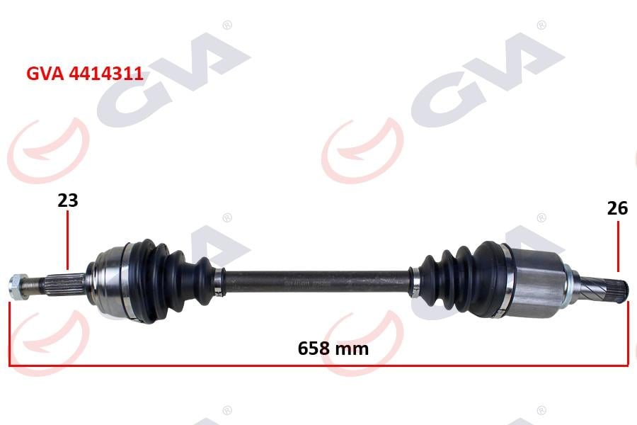 GVAKomple Aks Sol Clıo Iv 0.9 Tce A/T 12- 6 VitesGVA 4414311