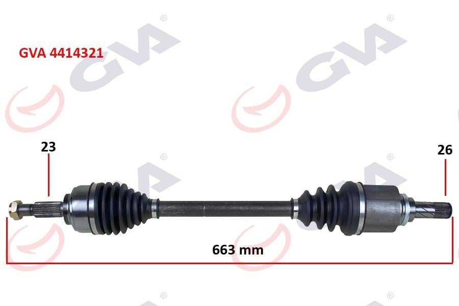 GVAKomple Aks Sol Clıo Iv 1.5 Dcı 12- 75-90HpGVA 4414321